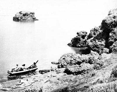 Der Große Salzsee, Utah, um 1870er von American Photographer